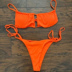 SHEIN Ribbed Bikini